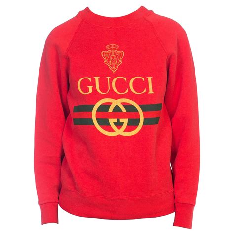 red gucci sweatshirt flowers